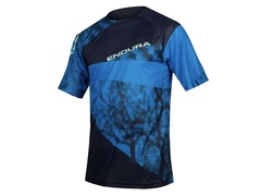 Pánské triko Endura SingleTrack Dots T LTD, modré